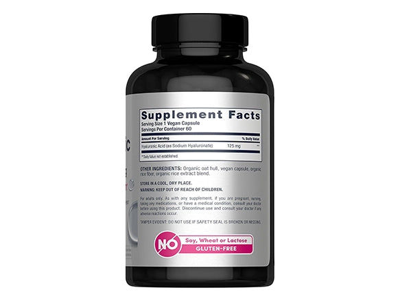 Neocell Hyaluronic Acid 125mg Daily Hydration 60 Vegan Capsules in Sri Lanka