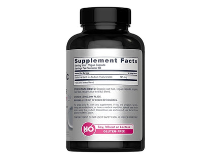 Neocell Hyaluronic Acid 125mg Daily Hydration 60 Vegan Capsules in Sri Lanka