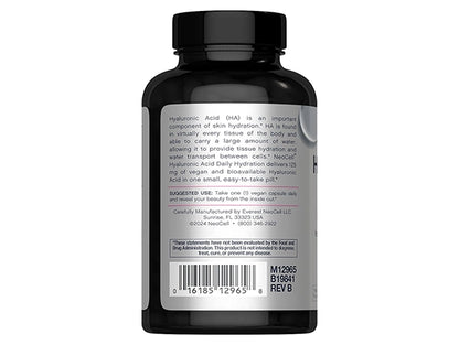 Neocell Hyaluronic Acid 125mg Daily Hydration 60 Vegan Capsules in Sri Lanka