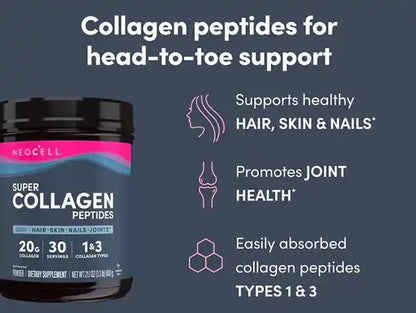 Neocell Super Collagen Peptides Unflavored 21.1 oz 600 G in Sri Lanka