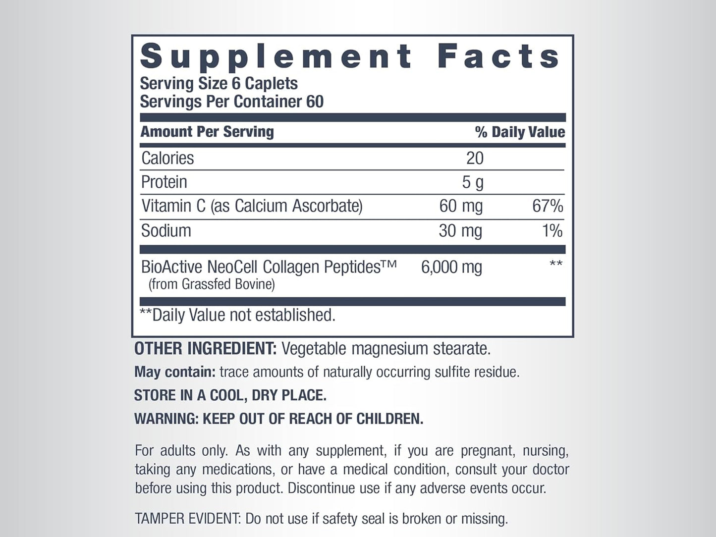 Neocell Super Collagen + Vitamin C Type 1 & 3 for Skin, Hair, Nails & Joint Support 360 Caplets in Sri Lanka
