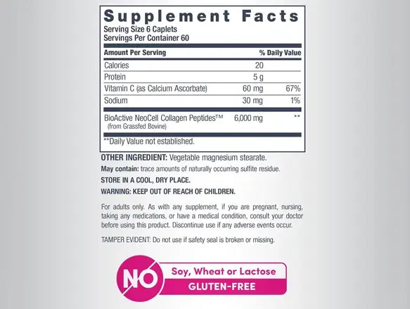 Neocell Super Collagen + Vitamin C Type 1 & 3 for Skin, Hair, Nails & Joint Support 360 Caplets in Sri Lanka