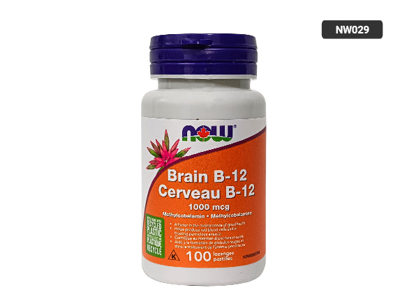 Now Brain B-12 100mcg 100 Lozenges - NW029 in Sri Lanka