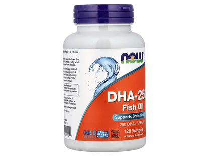 Now DHA-250 Fish Oil 120 Softgels in Sri Lanka