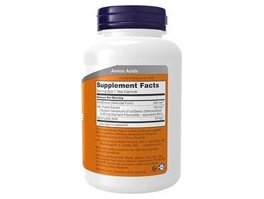 Now Glutathione 500mg 120 Veg Capsules in Sri Lanka