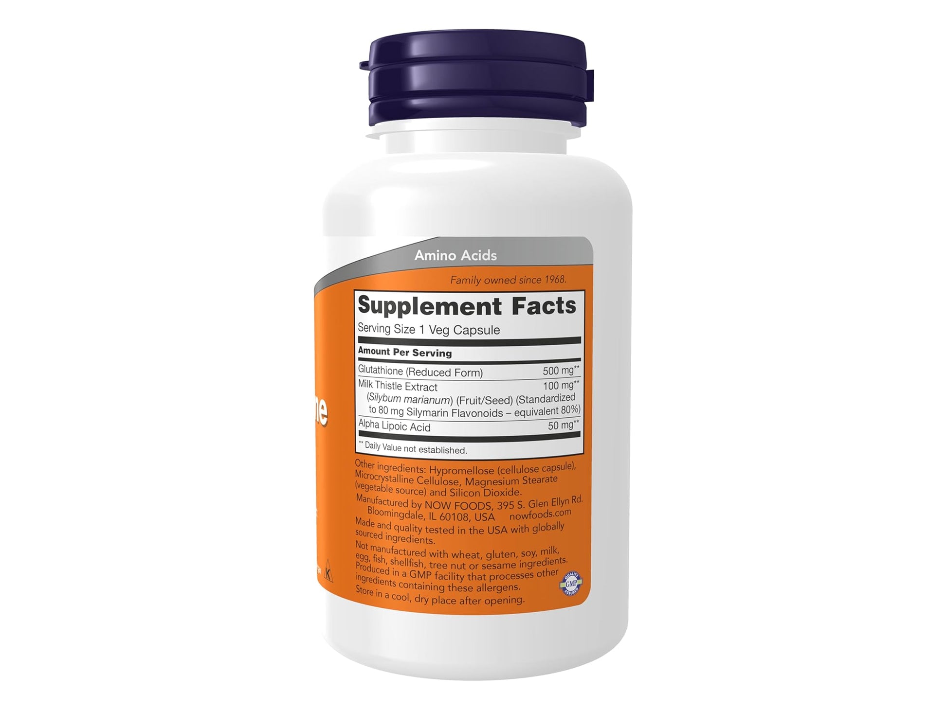 Now Glutathione 500mg 60 Veg Capsules in Sri Lanka