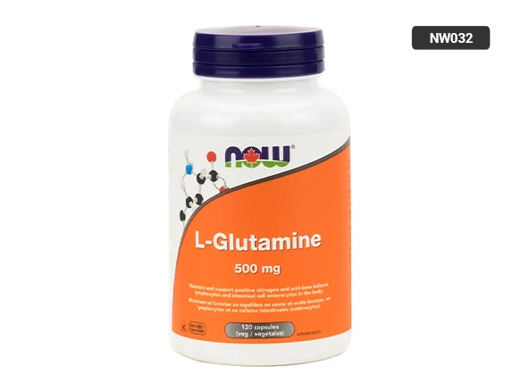 Now L-Glutamine 500mg 120 Capsules - NW032 in Sri Lanka