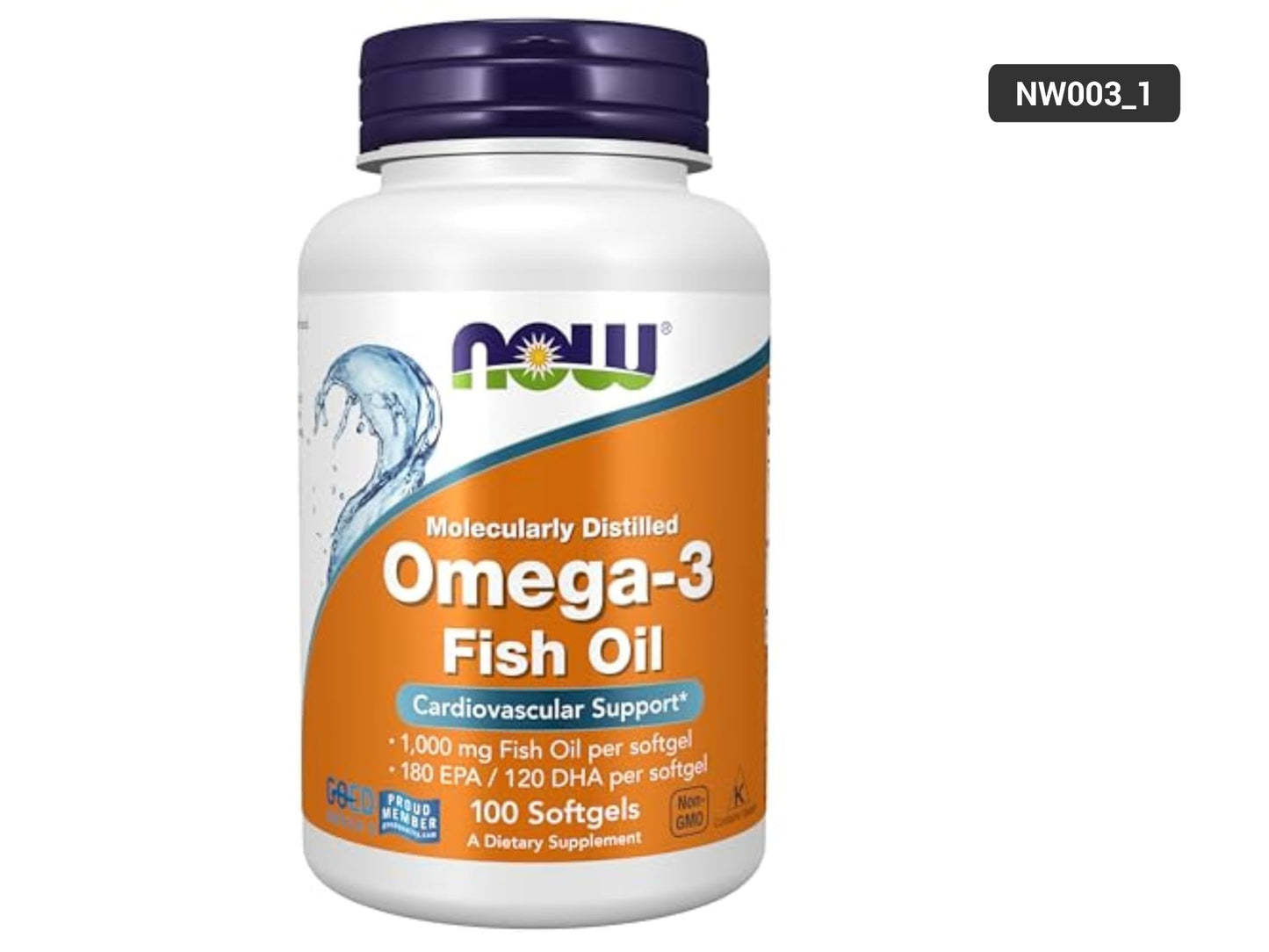 Now Omega-3 Fish Oil 1000mg 100 Softgels in Sri Lanka