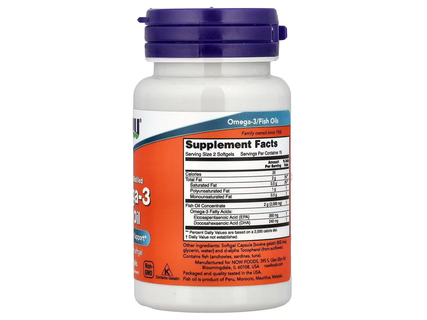 Now Omega-3 Fish Oil 1000mg 30 Softgels in Sri Lanka
