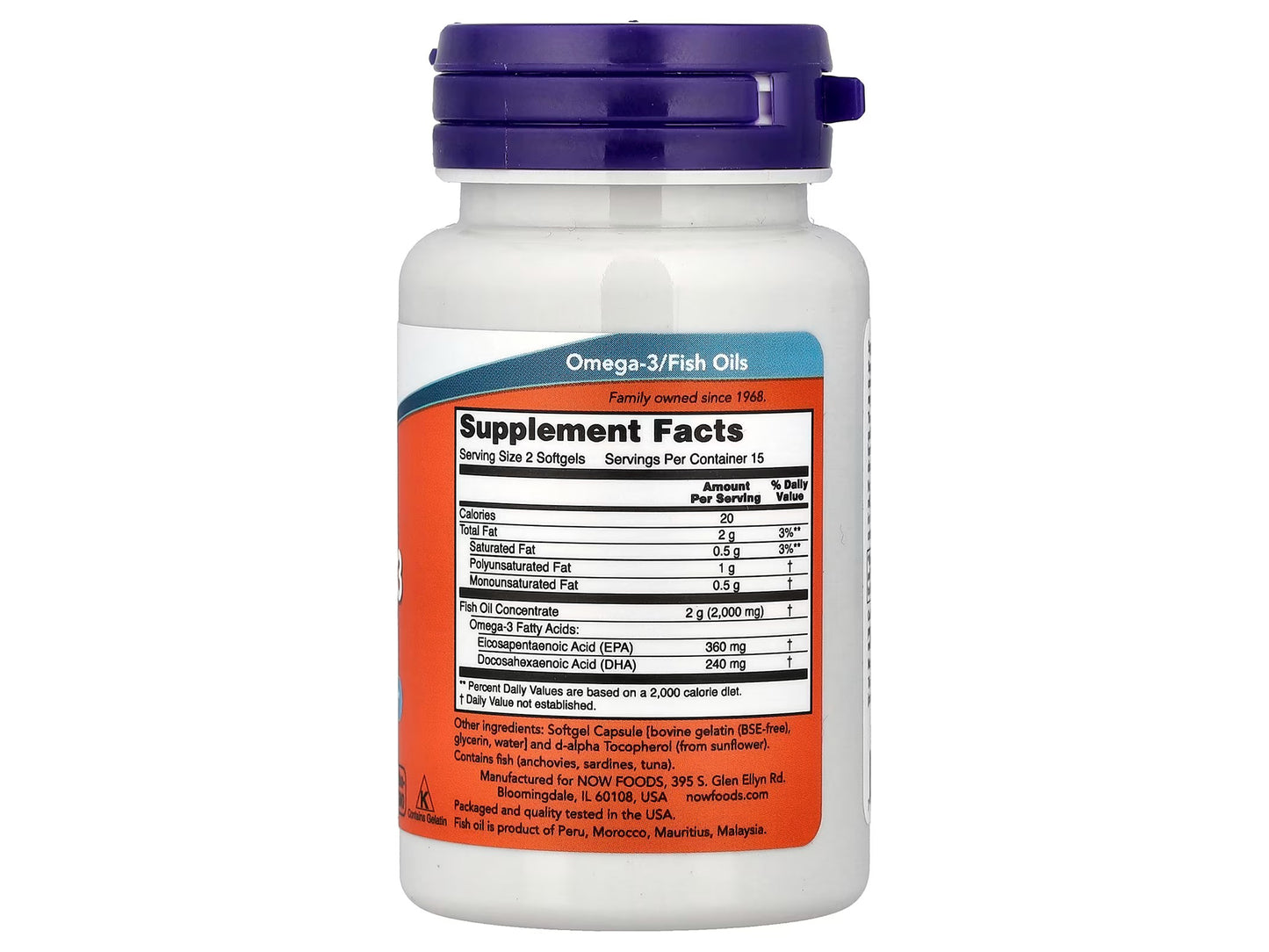 Now Omega-3 Fish Oil 1000mg 30 Softgels in Sri Lanka