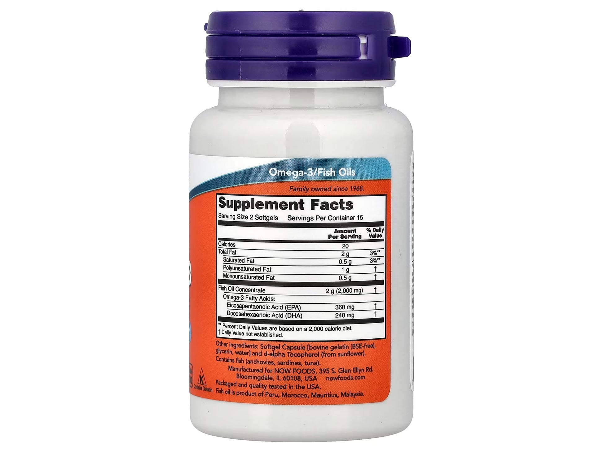 Now Omega-3 Fish Oil 1000mg 30 Softgels in Sri Lanka