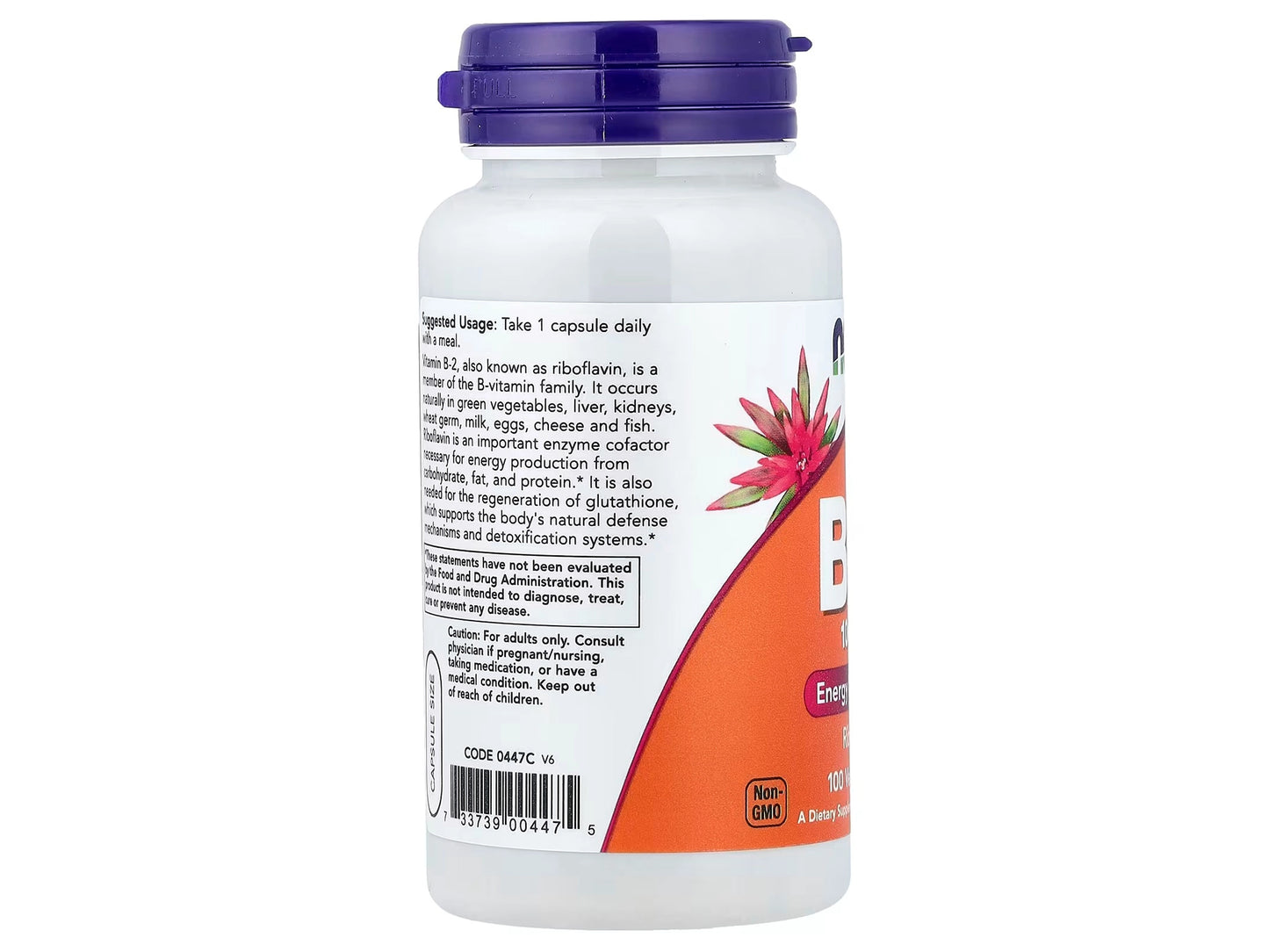 Now Vitamin B-2 100mg 100 veg Capsules in Sri Lanka
