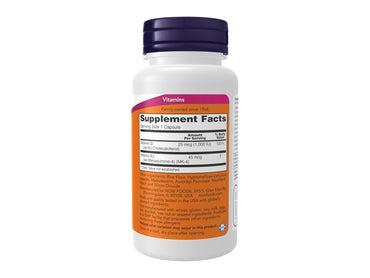 Now Vitamin D-3 & K-2 1000IU 120 Capsules in Sri Lanka