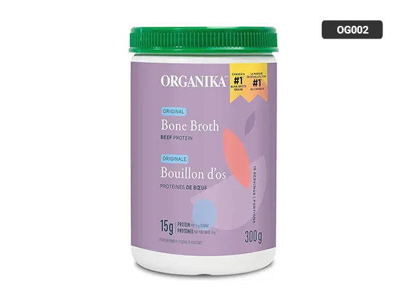 Organika Original Bone Broth Beef Protein Powder 300g