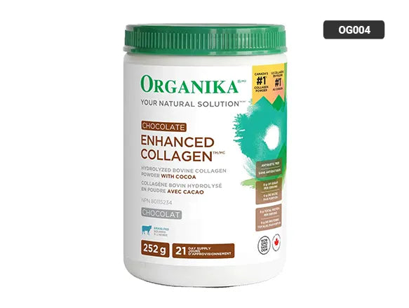 Organika Enhanced Collagen Chocolate Flavor 252g