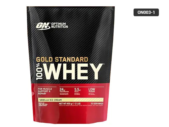 Optimum Nutrition Gold Standard 100% Whey Protein Powder Vanilla Ice Cream 450g in Sri Lanka