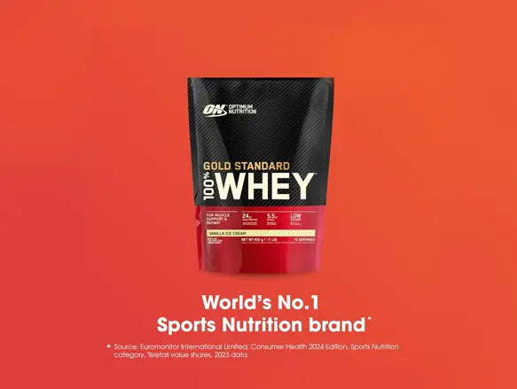 Optimum Nutrition Gold Standard 100% Whey Protein Powder Vanilla Ice Cream 450g in Sri Lanka