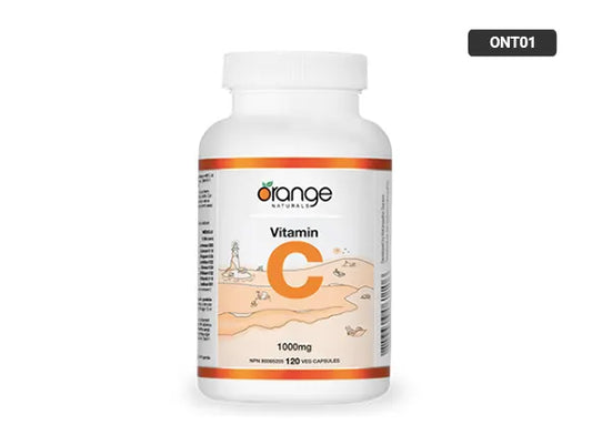 Orange Naturals Vitamin C 1000mg 120 Veg Capsules