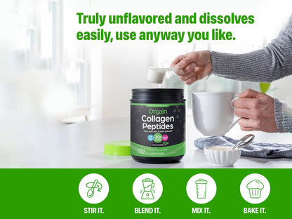 Orgain Collagen Peptides Unflavored 454g (16oz)