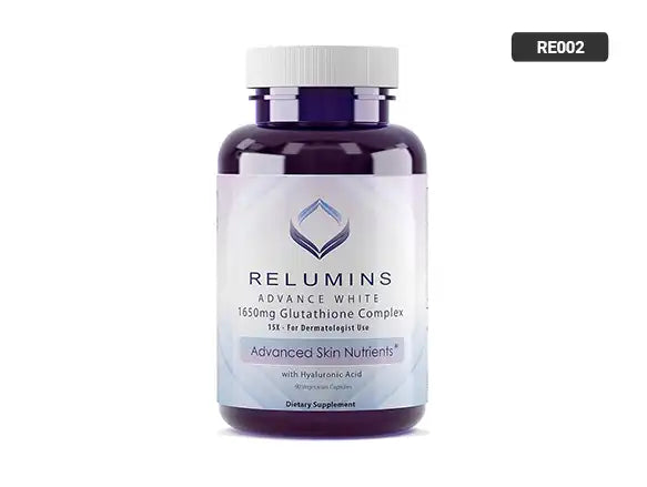 Relumins Advance White 1650mg Glutathione Complex with Hyaluronic Acid 90 Capsules in Sri Lanka - SuppelementVault.Lk