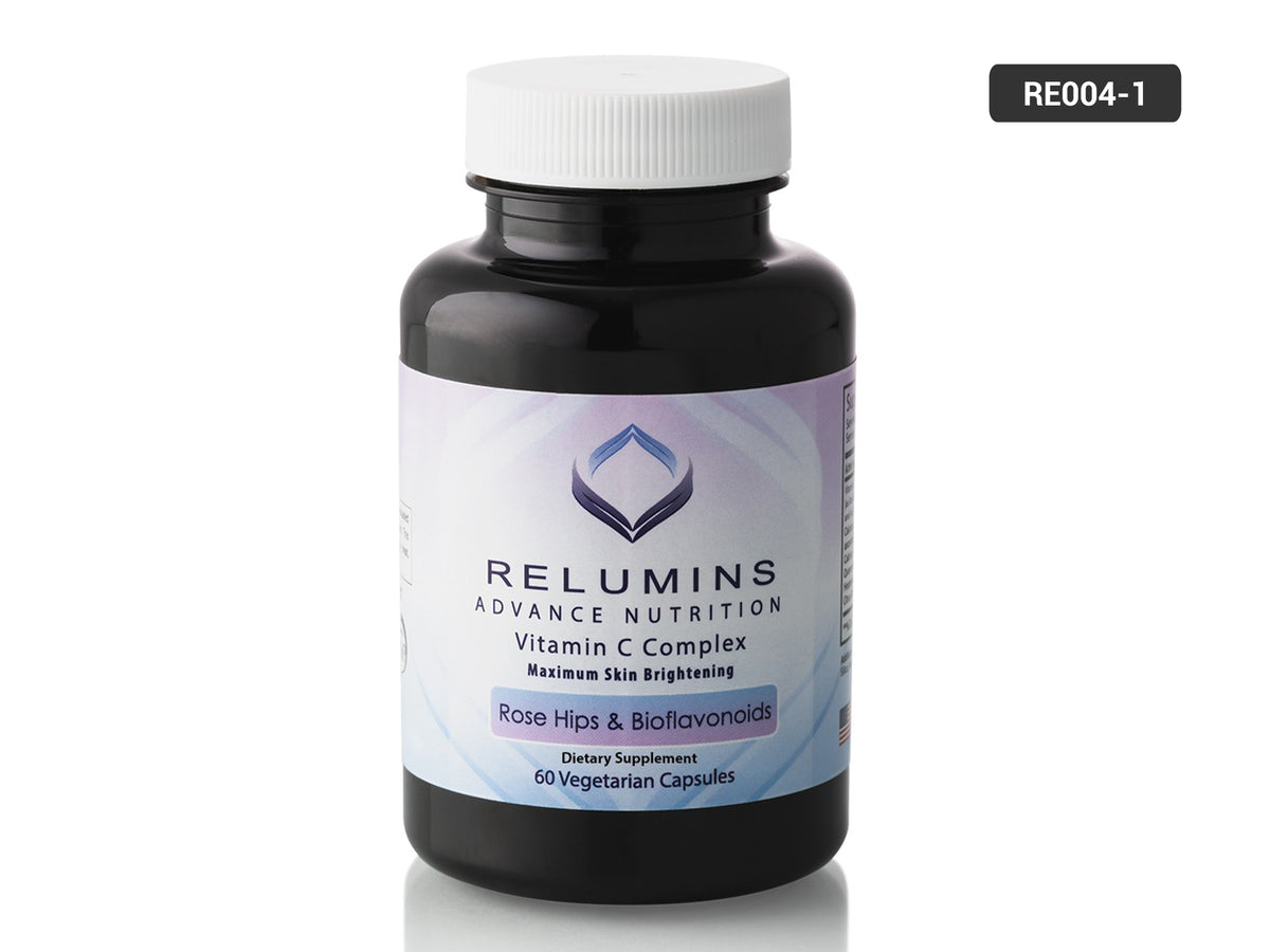 Relumins Vitamin C Complex MAX Skin Brightening with Rose Hips & Bioflavonoids 60 Capsules