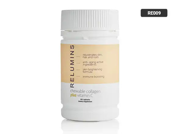 Relumins Chewable Collagen Plus Vitamin C 60 Tablets in Sri Lanka - SupplementVault.Lk