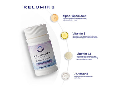 Relumins Advance White Glutathione Booster - Max Strength 30 Veg Capsules in Sri Lanka