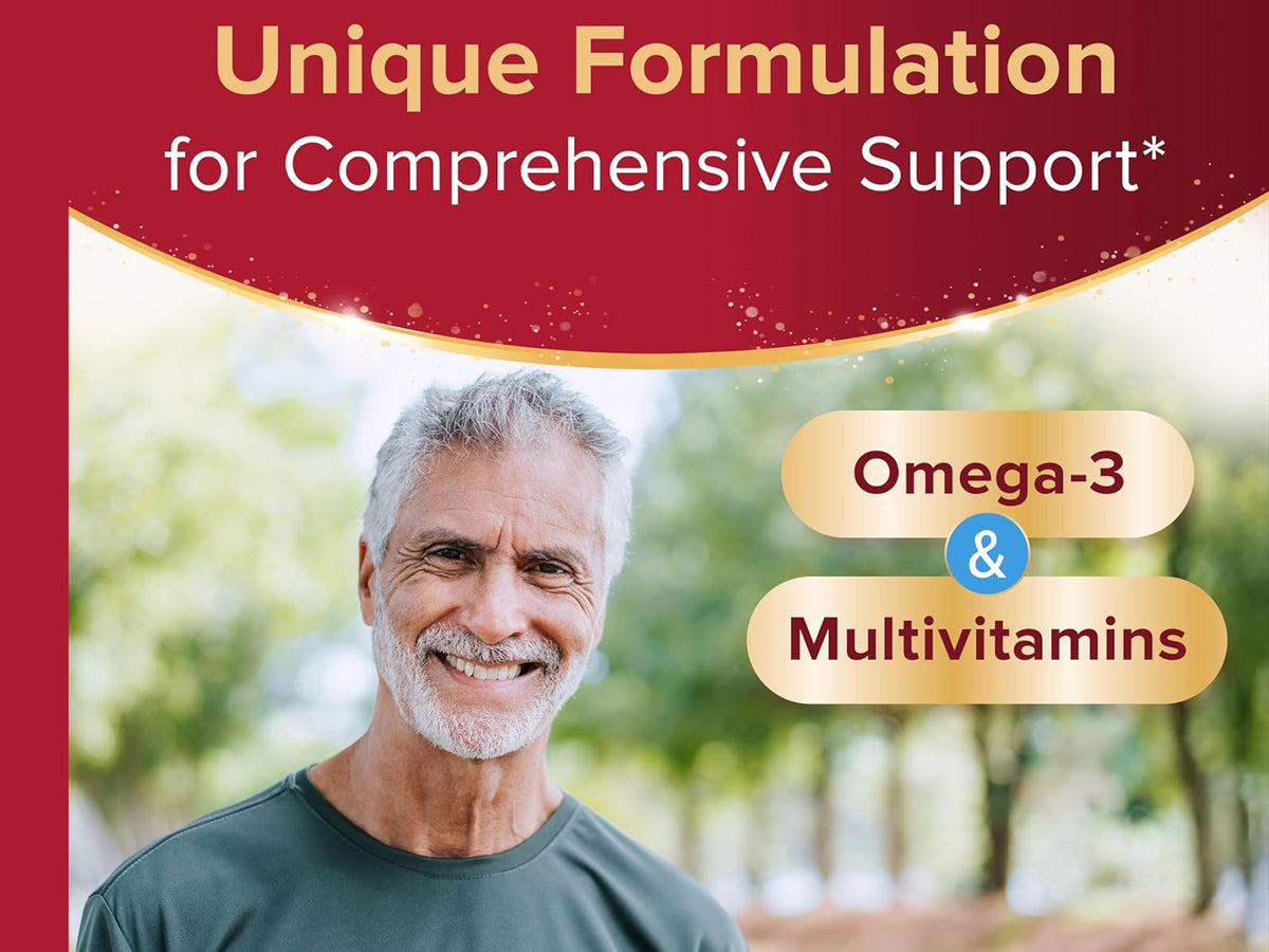 Seven Seas Omega-3 & Multivitamins Men 50+ 30 Day Duo Pack