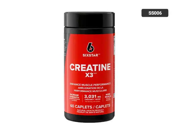 Six Star Creatine X3 60 Caplets in Sri Lanka - supplementvault.lk