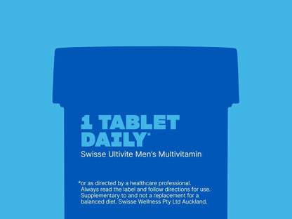 Swisse Ultivite Men's Multivitamin 60 film coated Tablets