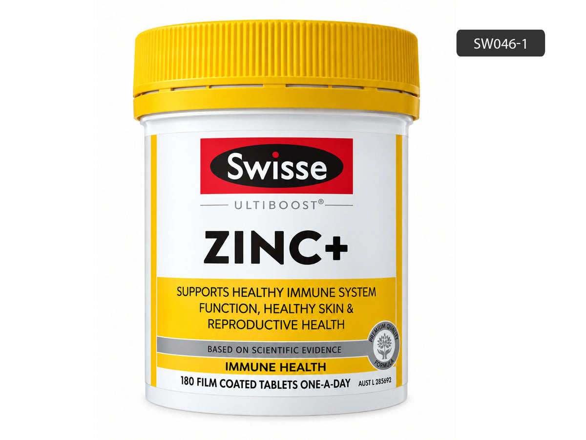 Swisse Ultiboost Zinc+ 180 Tablets bottle