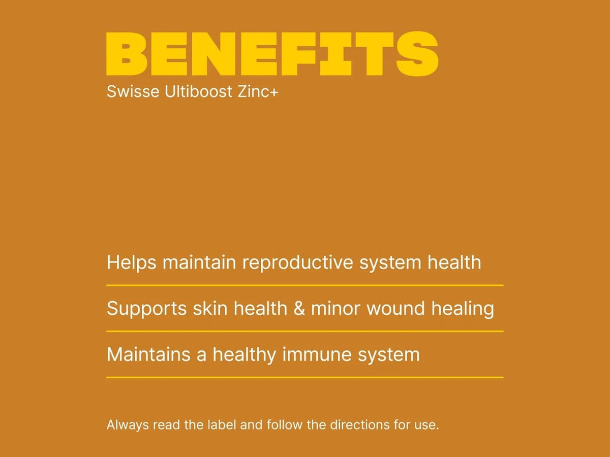 Swisse Ultiboost Zinc+ 180 Tablets