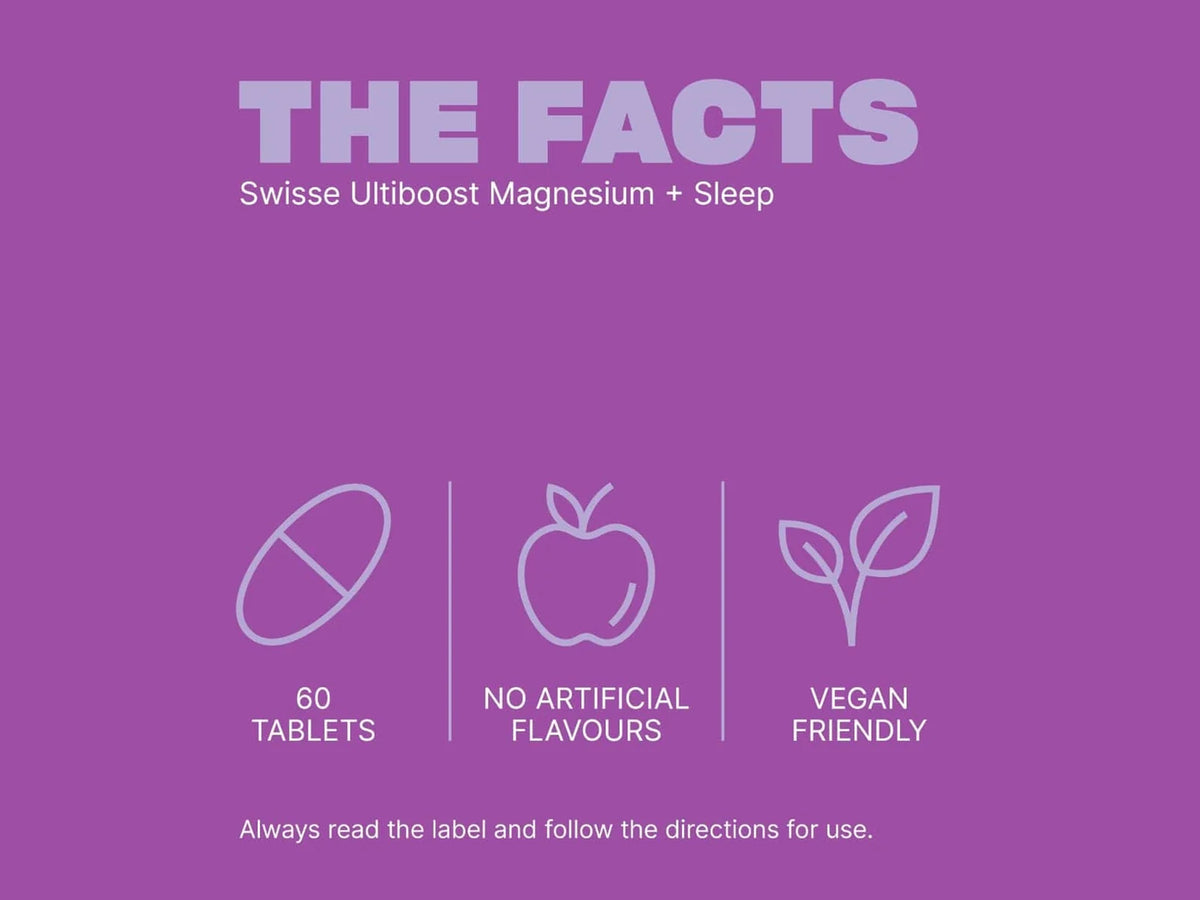 Swisse Ultiboost Magnesium + Sleep 60 Tablets