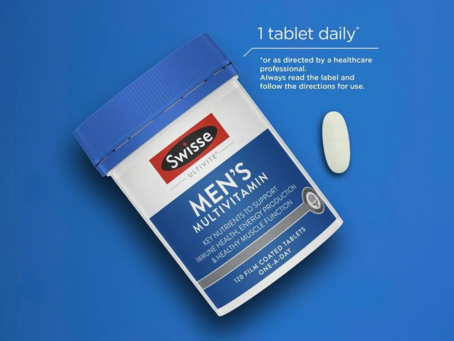 Swisse Men's Ultivite Multivitamin 120 Tablets in Sri Lanka at SupplementVault.lk