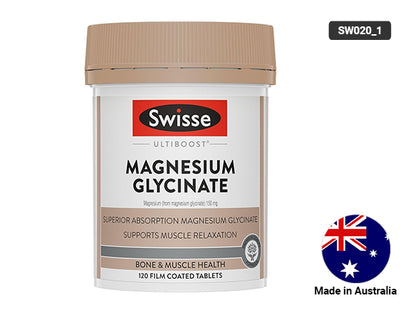 Swisse UltiBoost Magnesium Glycinate 120 Tablets in Sri Lanka