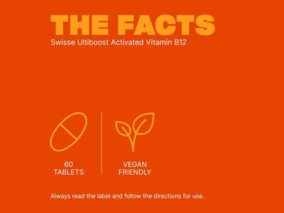 Swisse Ultiboost Activated Vitamin B12 1000mcg 60 Tablets in Sri Lanka