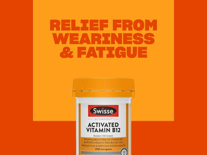Swisse Ultiboost Activated Vitamin B12 1000mcg 60 Tablets in Sri Lanka