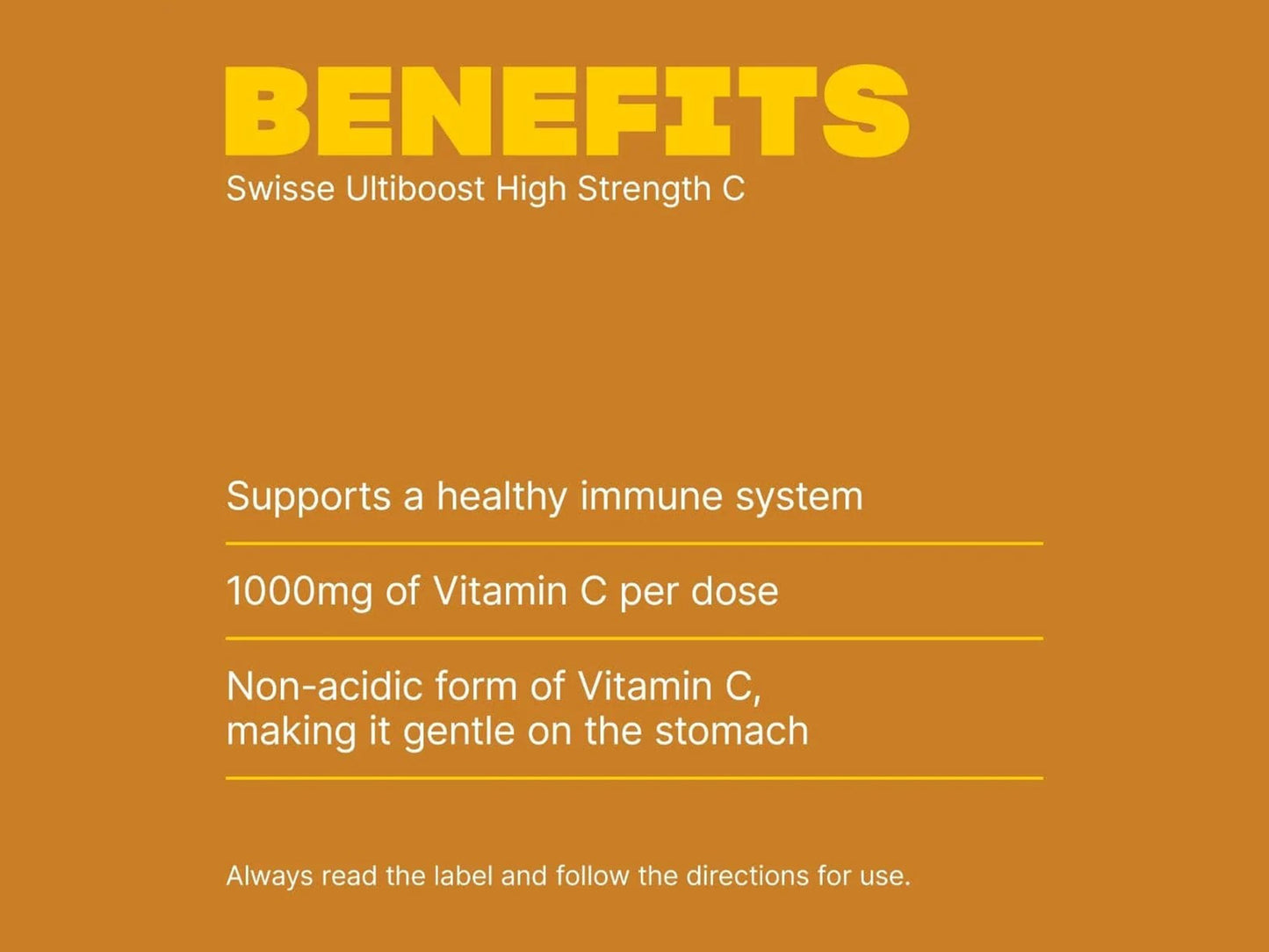Swisse Ultiboost High Strength Vitamin C 1000mg 150 Tablets in Sri Lanka