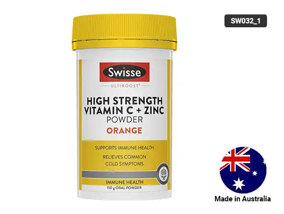 Swisse Ultiboost High Strength Vitamin C + Zinc 150g Powder Orange in Sri Lanka