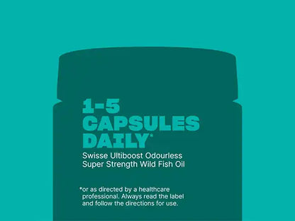 Swisse Ultiboost Odourless Super Strength Wild Fish Oil 2000mg 200 Capsules in Sri Lanka