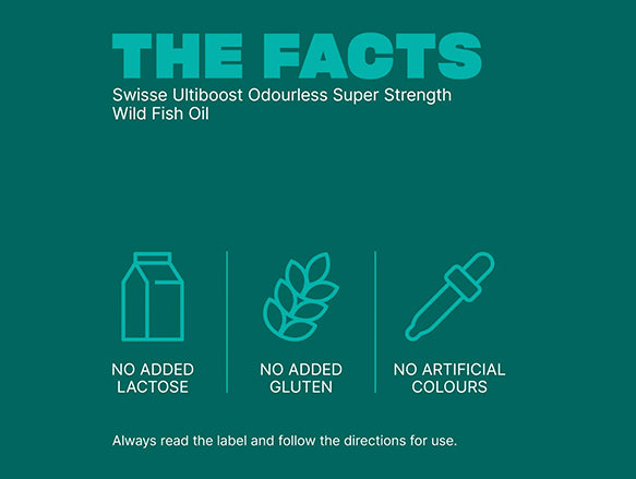 Swisse Ultiboost Odourless Super Strength Wild Fish Oil 2000mg 300 Capsules in Sri Lanka
