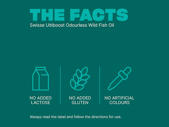Swisse Ultiboost Odourless Wild Fish Oil 1000mg 500 Capsules in Sri Lanka