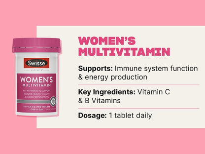 Swisse Ultivite Women’s Daily Multivitamin 120 Tablets in Sri Lanka