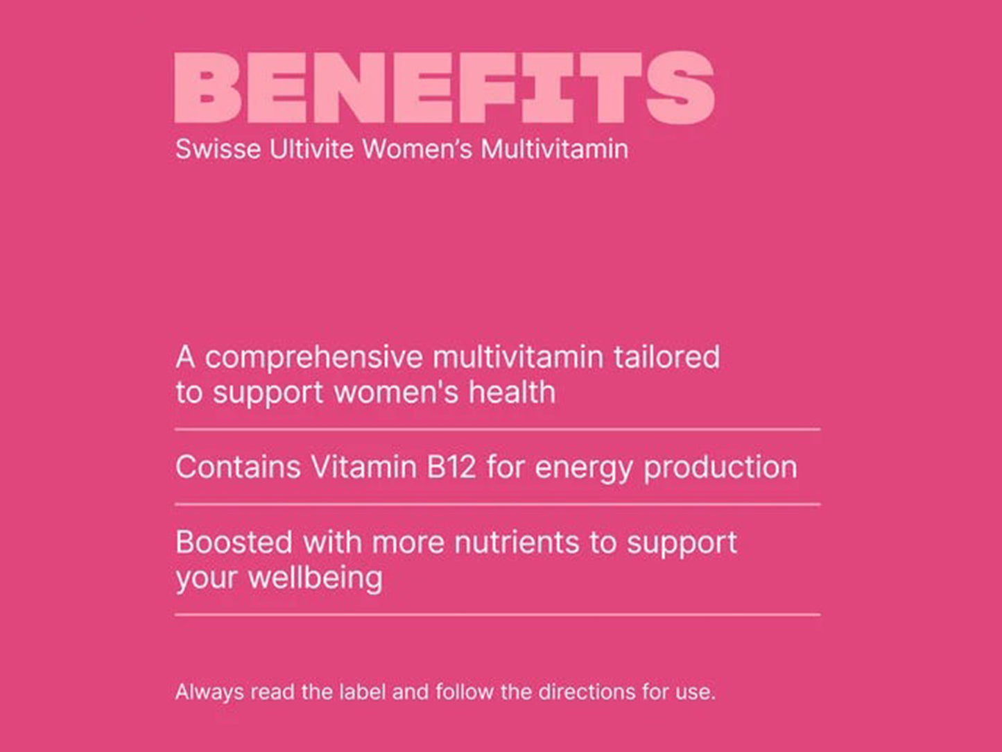 Swisse Ultivite Women’s Daily Multivitamin 120 Tablets in Sri Lanka
