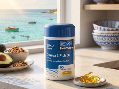 Tesco Omega 3 Fish Oil 1000mg 90 Capsules