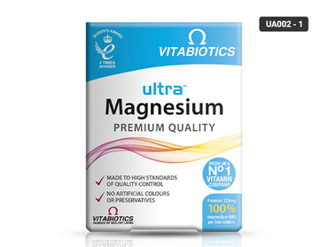 Ultra Magnesium 60 tablets are made for boosting energy, supporting muscles and lessening tiredness and exhaustion.