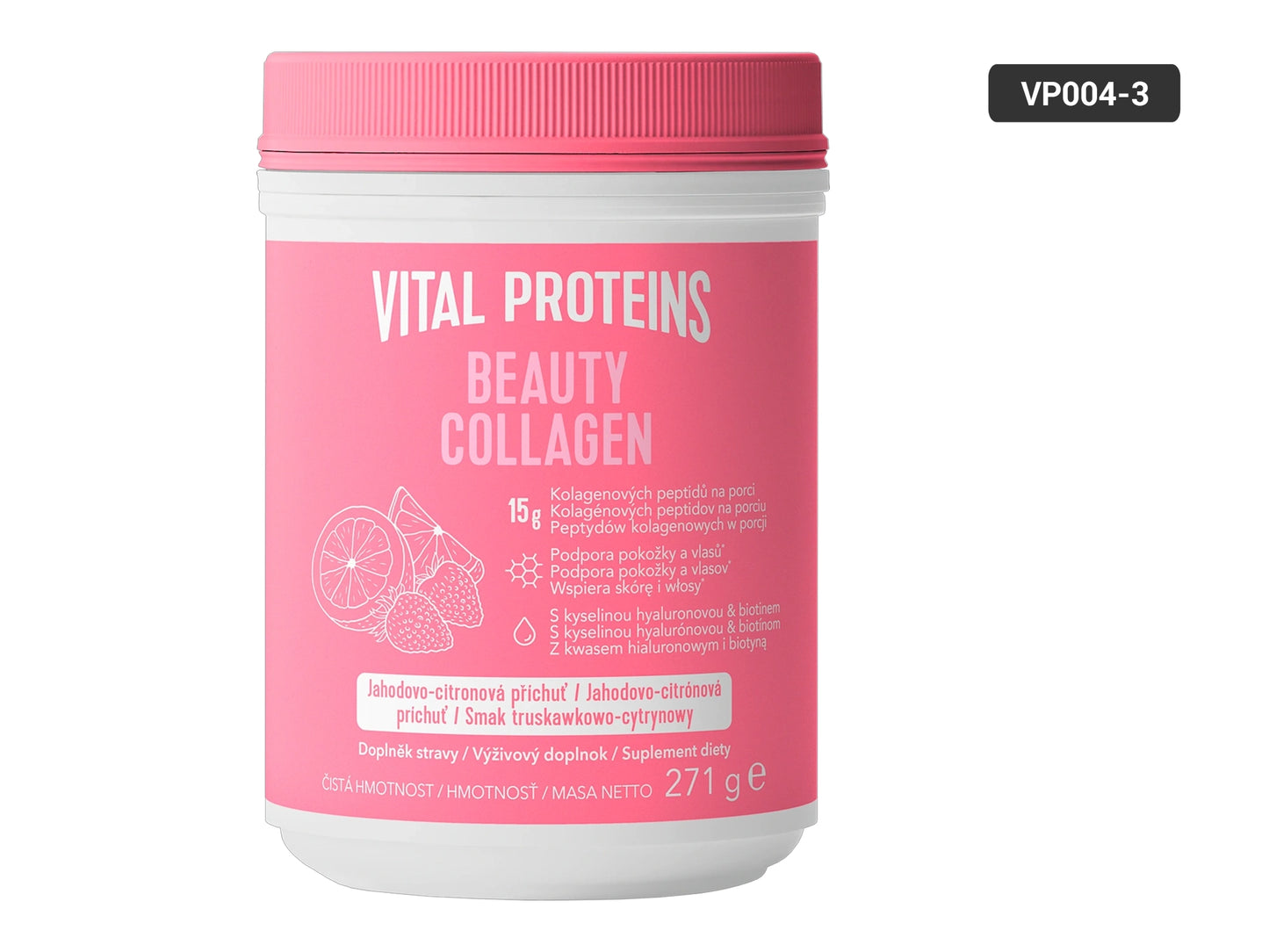 Vital Proteins Beauty Collagen  Powder Strawberry Lemon 271g