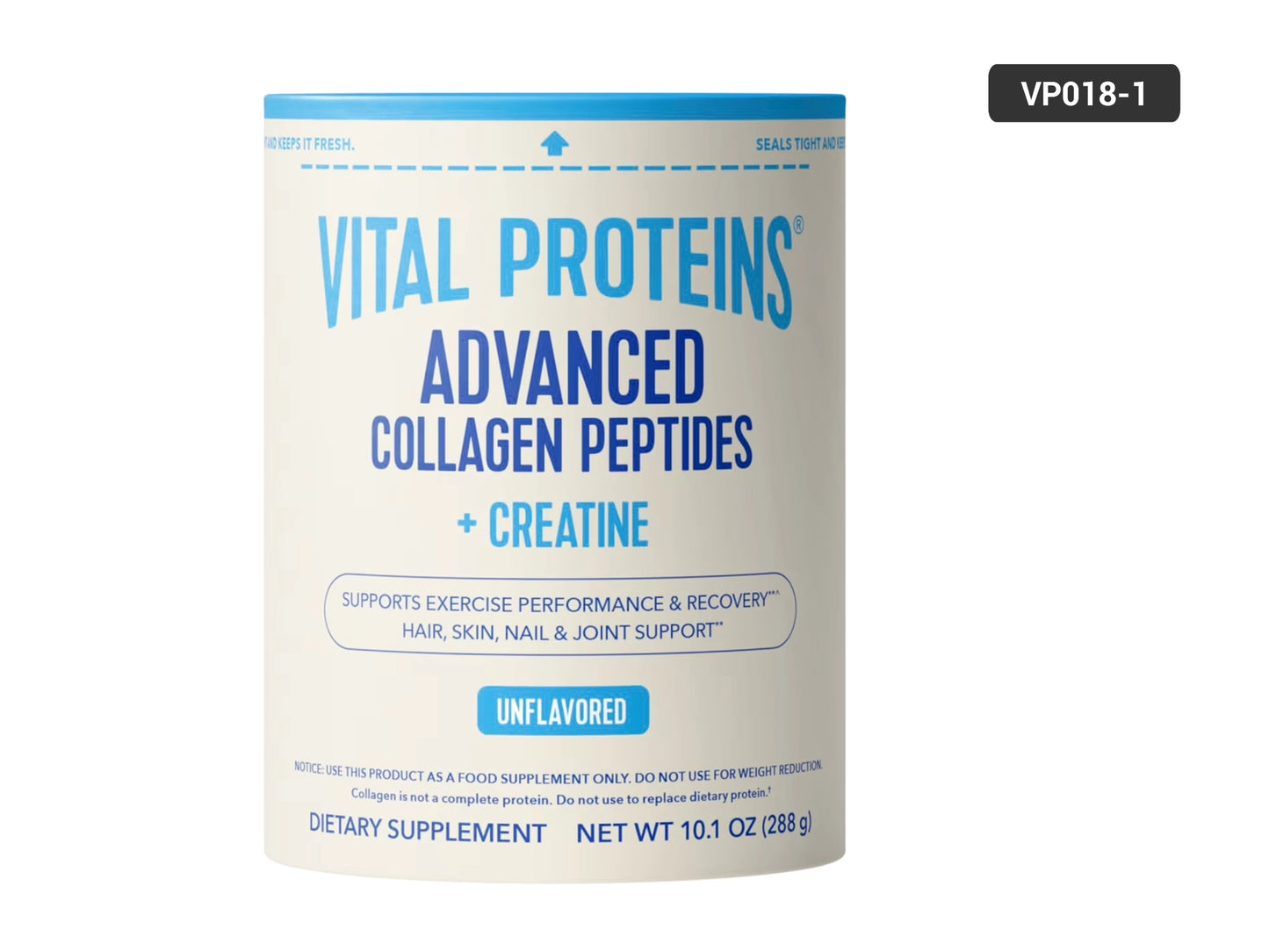 Vital Proteins Advanced Collagen Peptides + Creatine Unflavored 288g (10.1oz)