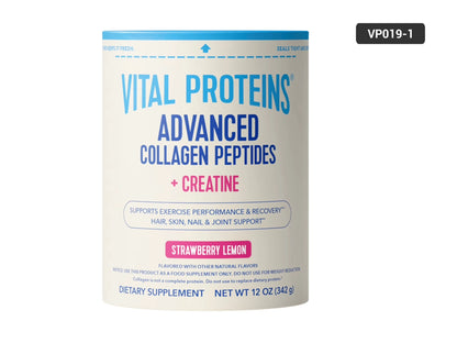 Vital Proteins Advanced Collagen Peptides + Creatine Strawberry Lemon 342g (12oz)