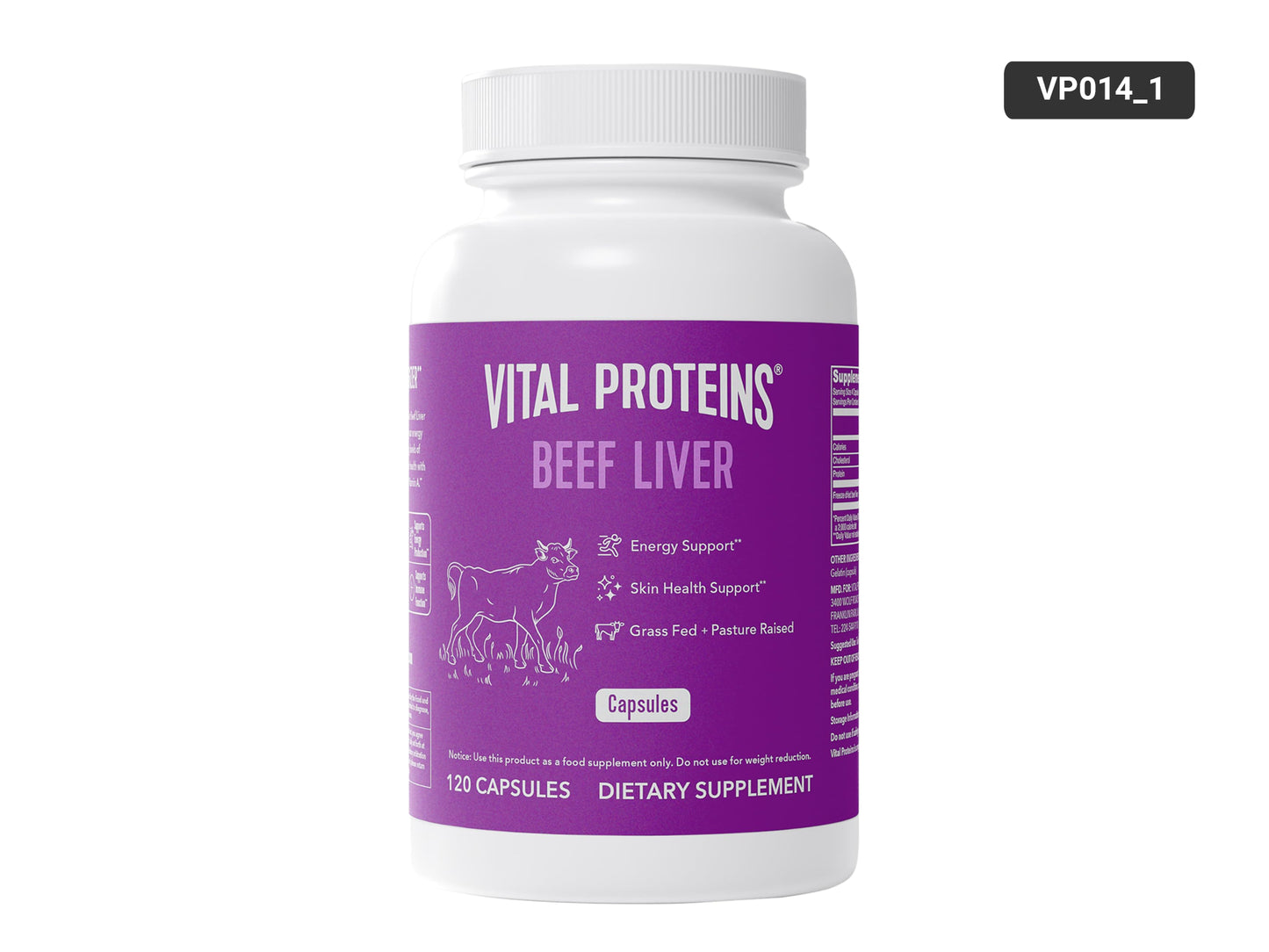 Vital Proteins Beef Liver 120 Capsules in Sri Lanka 